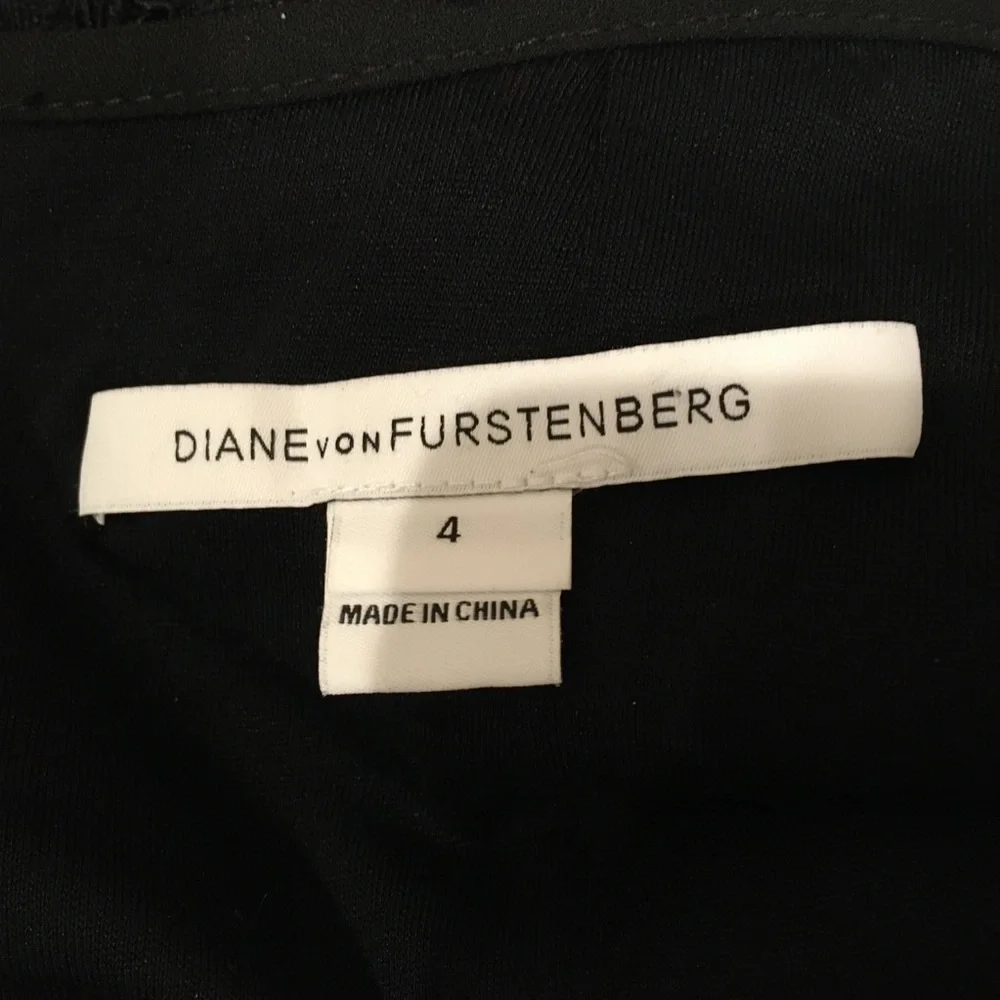 Diane von Furstenberg Scotia Lace Pencil Skirt Black 4